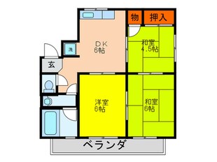 木下第二マンションの物件間取画像